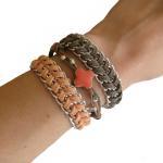 Fashion Braided Silver Chai..