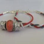 Cosy line beaded and braide..