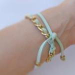 Gold chain double wrap summ..